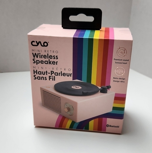 CYLO Mini Retro Wireless Bluetooth Speaker - Picture 6 of 12